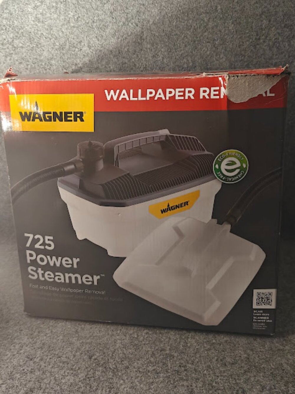 Wagner 725 Power Steamer Wallpaper Removal System OPEN BOX